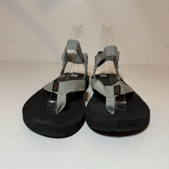 Teva Women's Size 8 Sandals Gray Original Outdoor Adventure Ankle Strap Thong - Picture 5 of 8